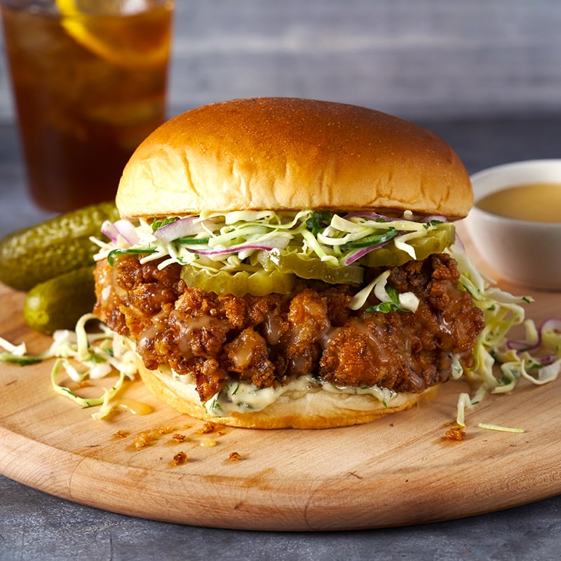 Southern Fried Chicken Sandwich with Honey Butter