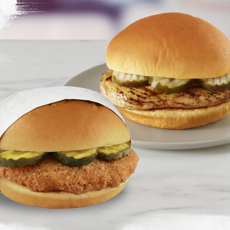 Grilled or Fried Chicken Sandwiches